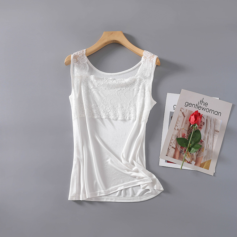 Summer New Knitted Silk Womens Tank Top
