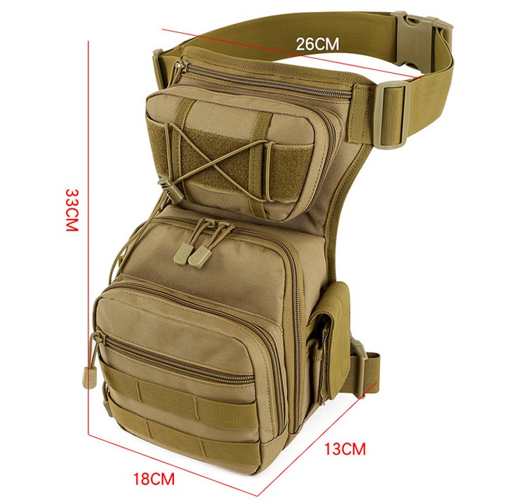 Multifunctional Mobile Waist Bag Men's Outdoor Tactics Leg Bag — foto 16