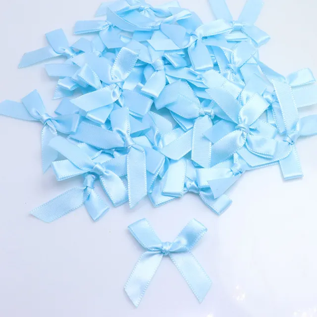 Ribbon Finished Bow Gift Packaging Underwear Hairpin Material Light Blue - Shop at LoveMi