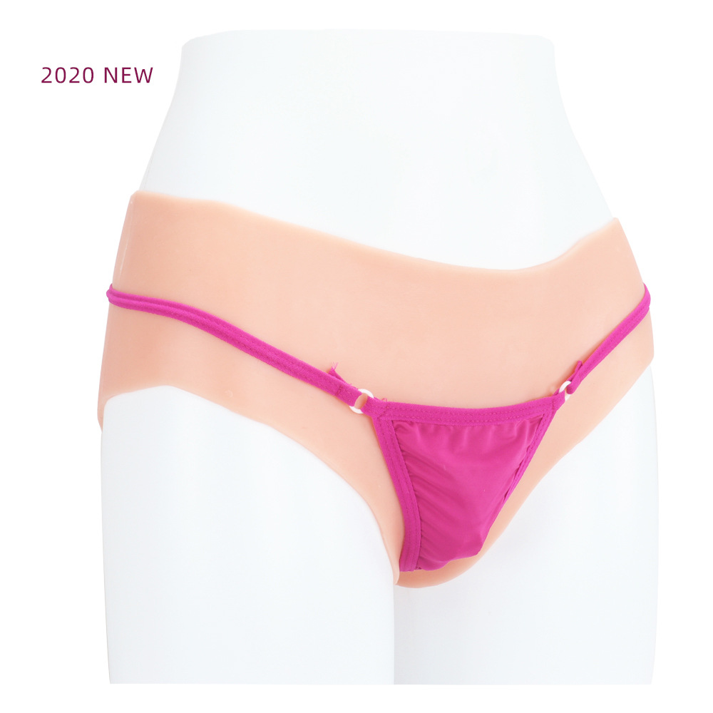 Fake Women's Cross-dressing Silicone Shorts 3