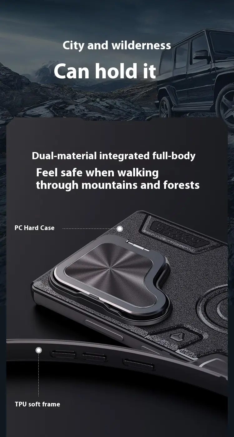 Magnetic Phone Case Lens Bracket Privacy Rear Shell