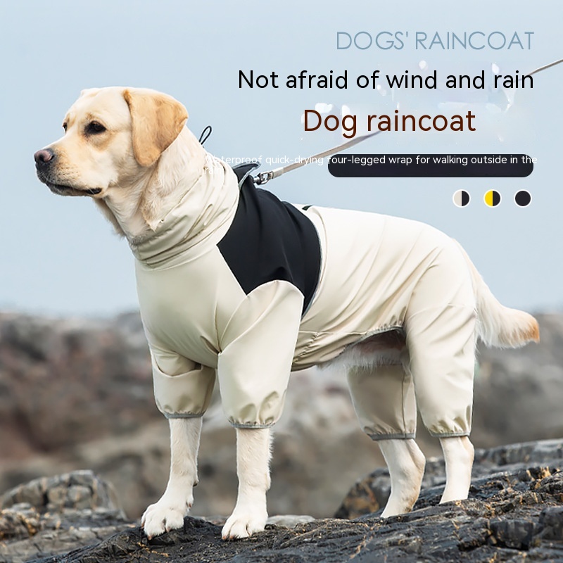 Shell Jacket Four-leg All-inclusive Dog Clothes Waterproof Windproof