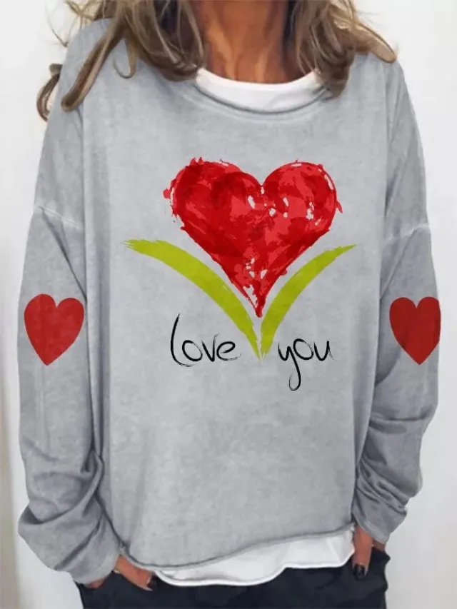 Loose Casual And Comfortable Round Neck Temperament Commute Style Sweater G67Z419 L - Shop at LoveMi