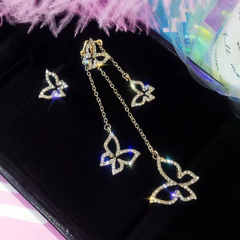 European And American Exaggerated Diamond Graphic Earrings For Women