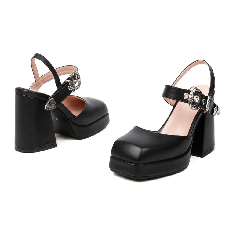 Platform Strappy Sandals, picture 2 of 5