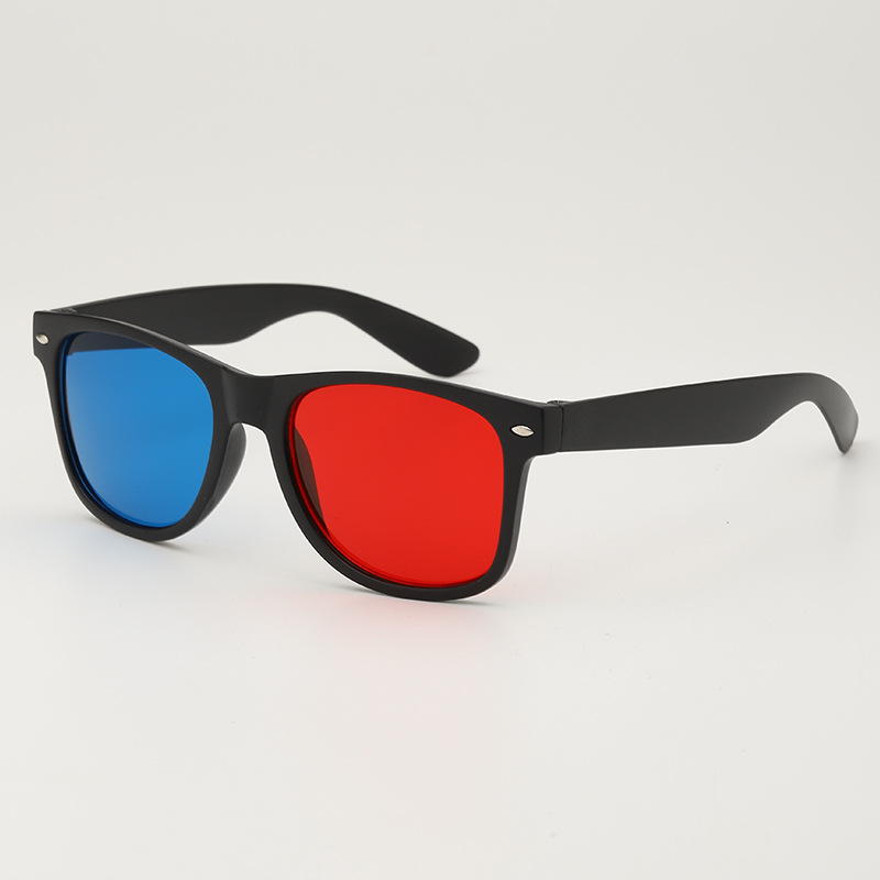 Red-Blue 3D Glasses Set Of Glasses Large Frame (Red blue