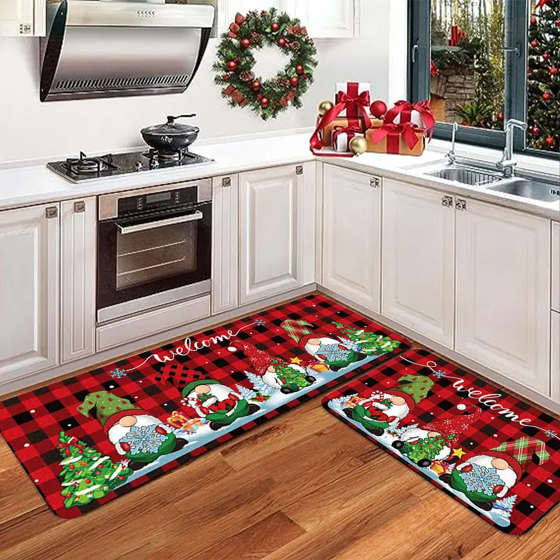 Festive Christmas Decorative Door Mat Doorway Foot