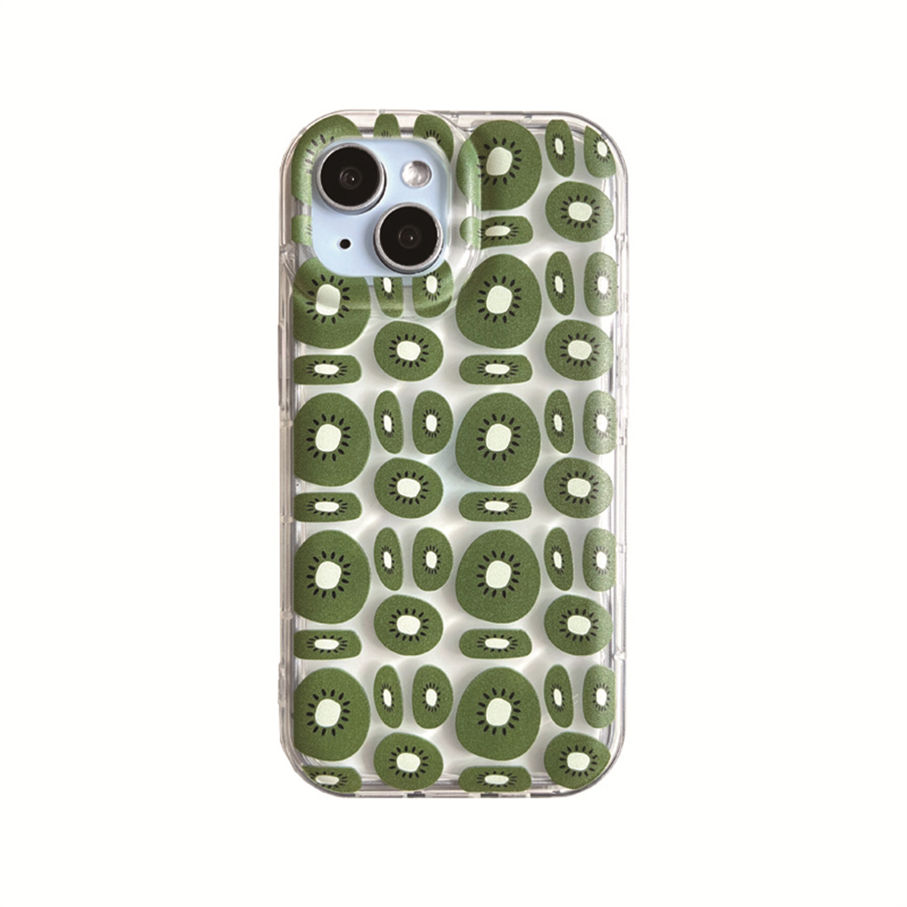 Transparent Sliced Kiwi Fruit Phone Case