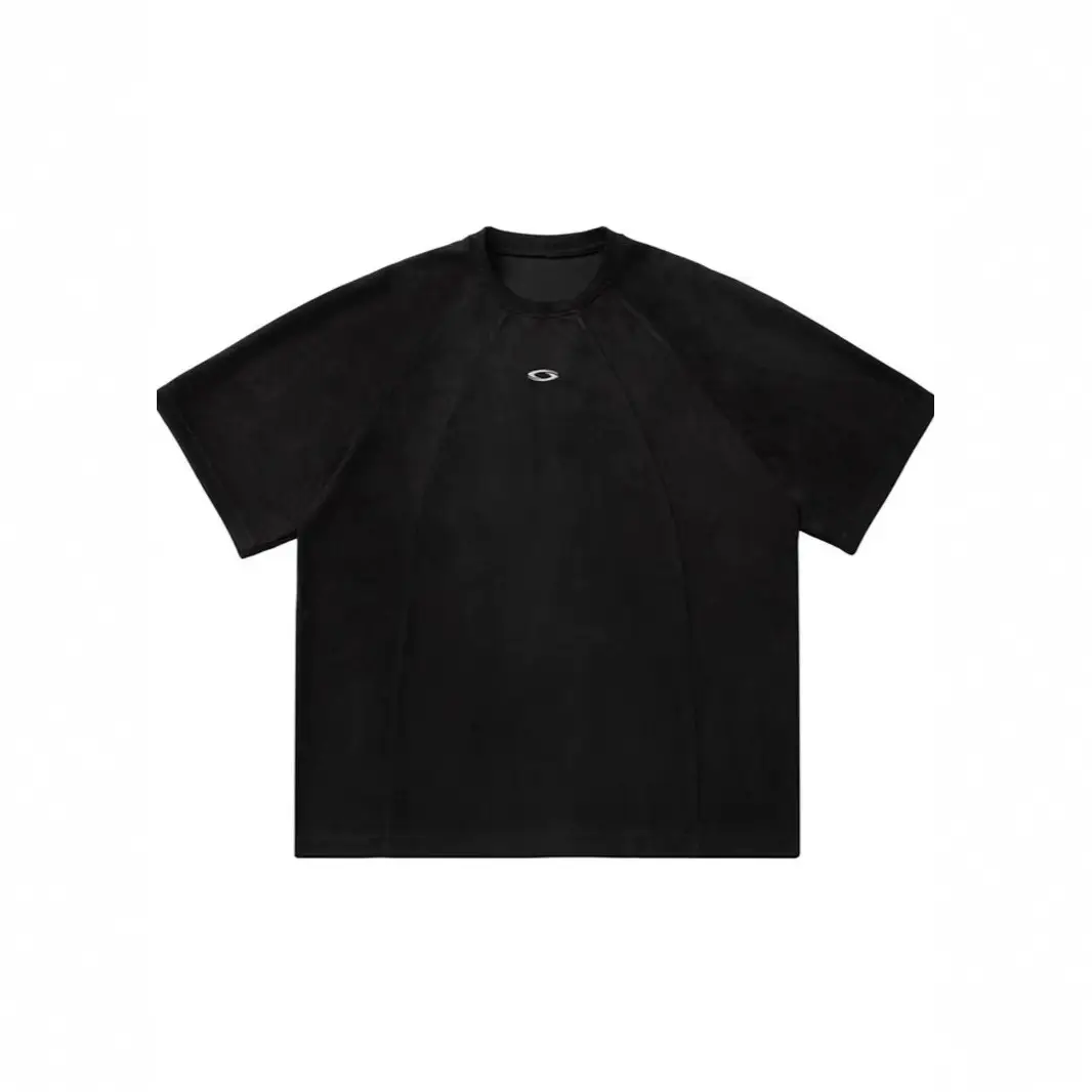 Three-dimensional Split Stitching Design Short-sleeved T-shirt Men's Summer New