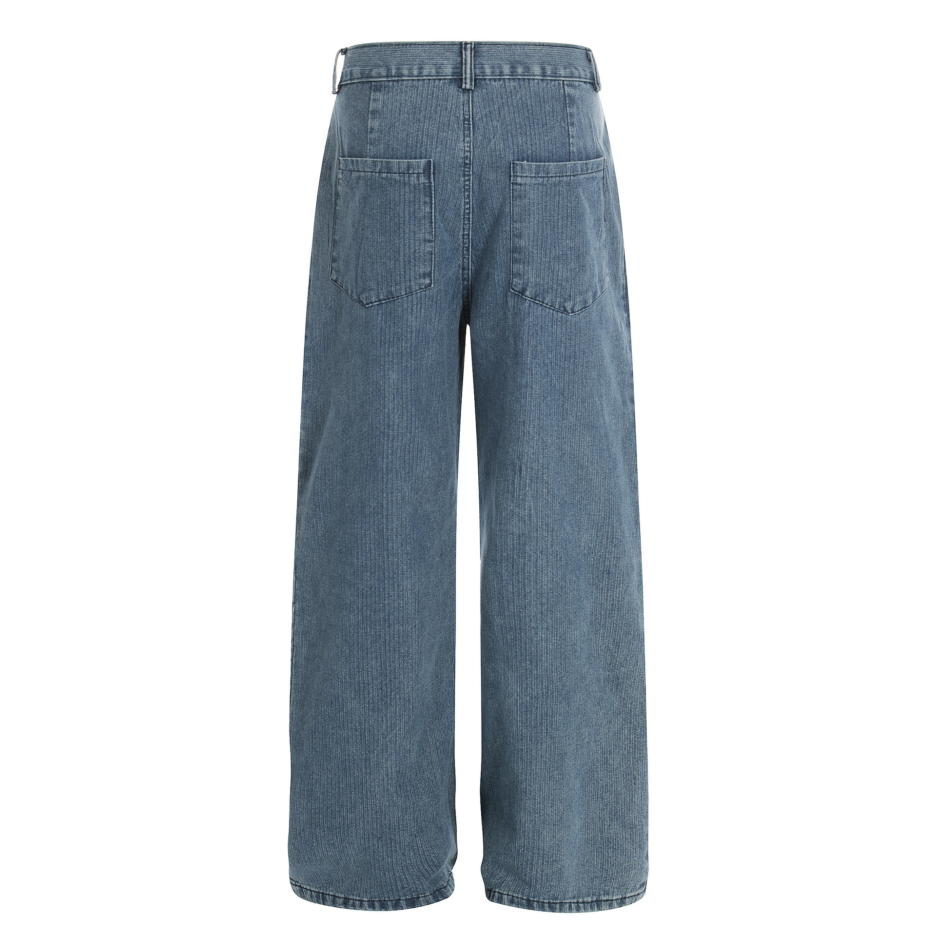 Mens Fashionable Casual Solid-Color Straight-Leg Pants