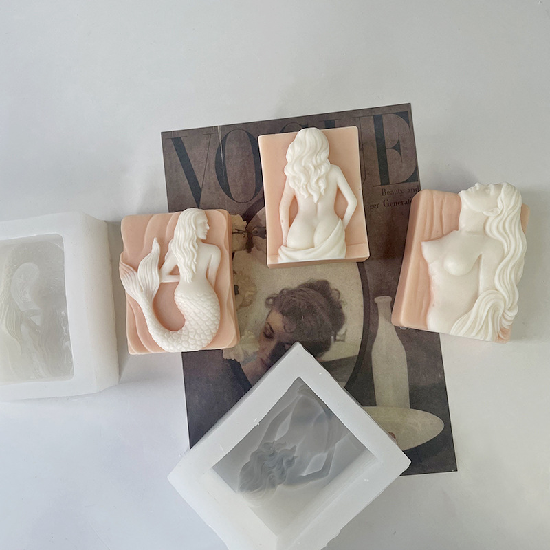 Title 4, Mermaid Aromatherapy Candle Mould Diy