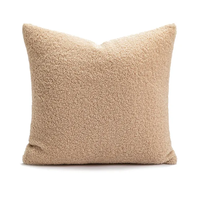 Holiday Decoration Bedroom Bedside Cushion Christmas Red Candy Doll Pillow Cover Light Coffee - Shop at LoveMi