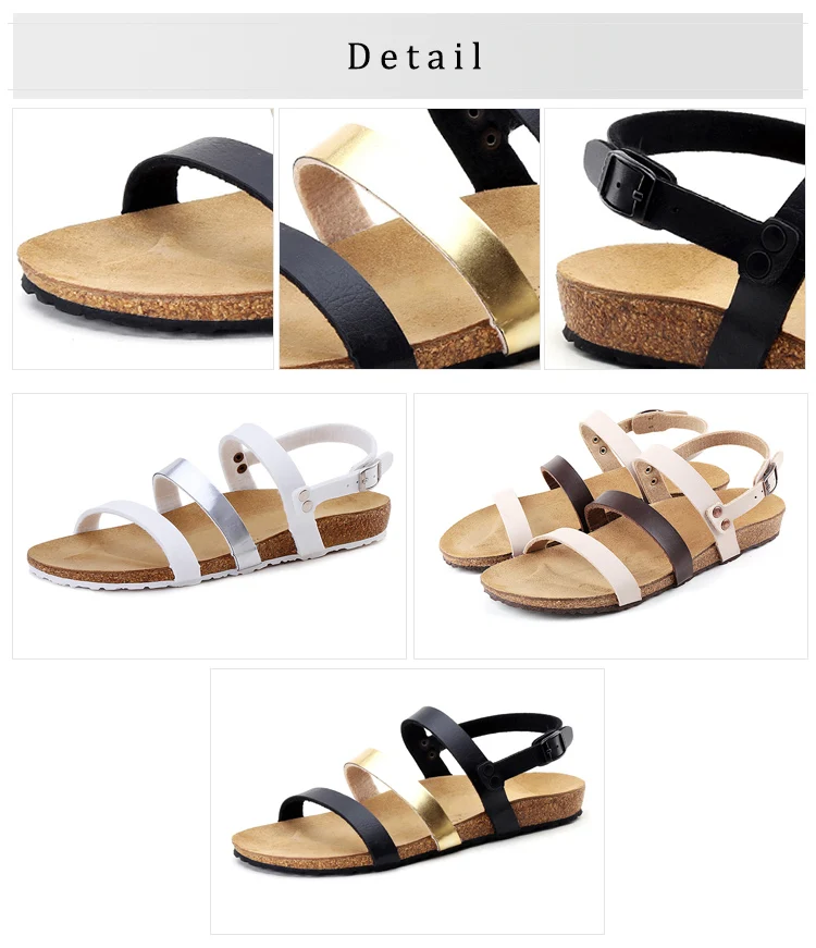 Title 1, Casual dames sandalen van kurk in Koreaanse sti...