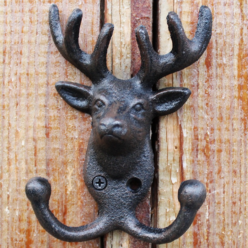 Deer Head Double Hook