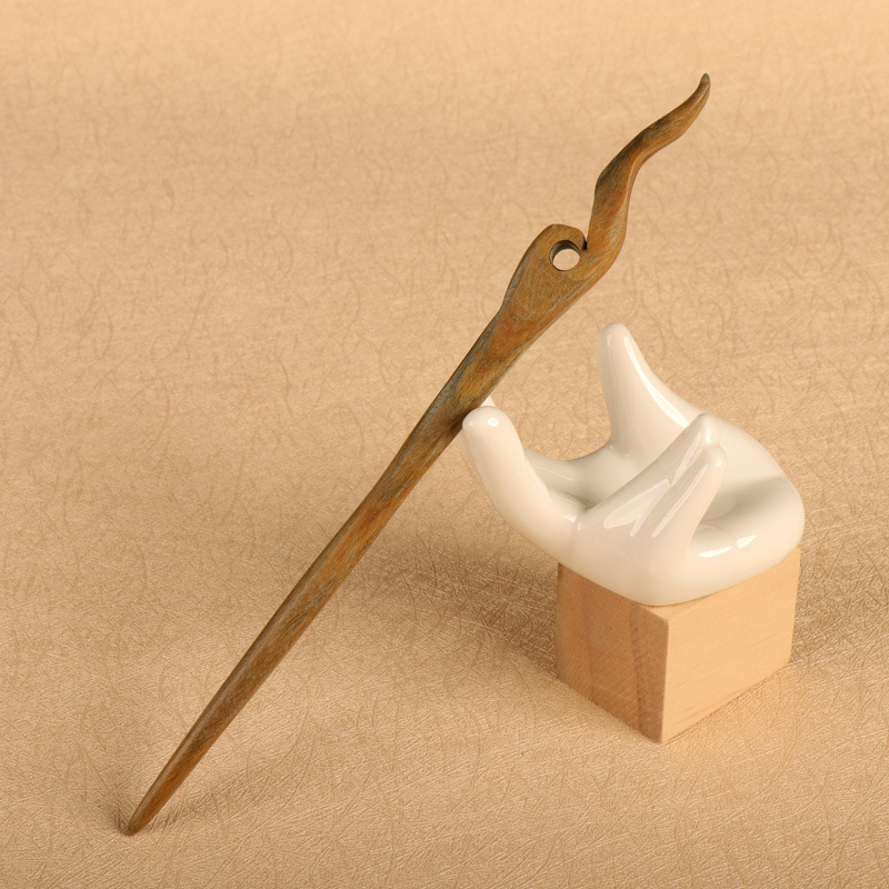 Green Sandalwood Hairpin Hairpin Antiquity Hair Clasp 3