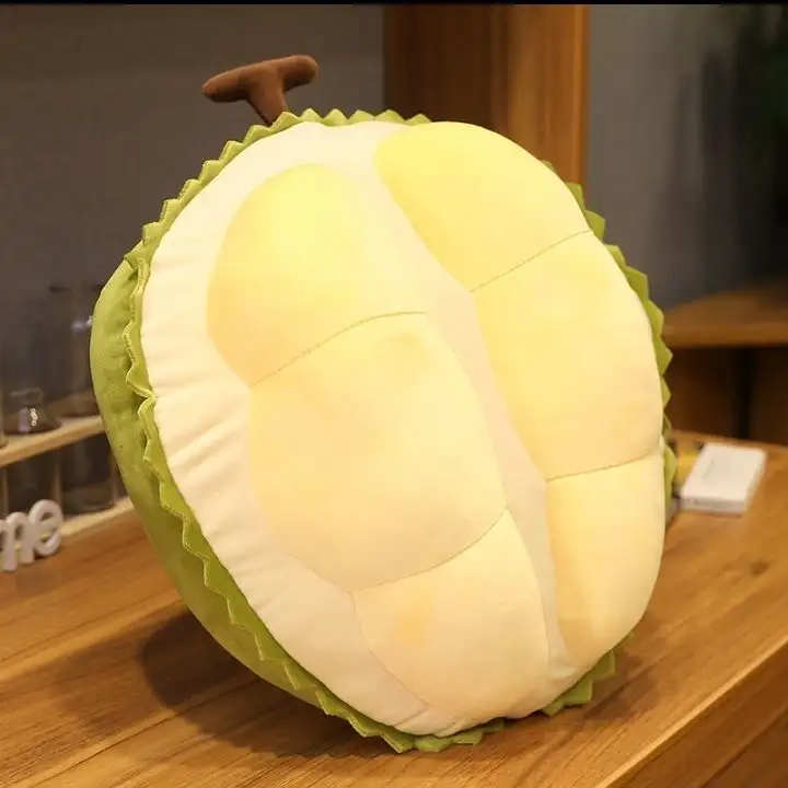 Cute Orange Plush Toy Doll Durian Pillow