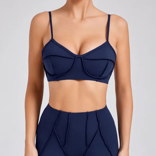 Women's Slim fit Sports Vest Top Navy - Shop at LoveMi