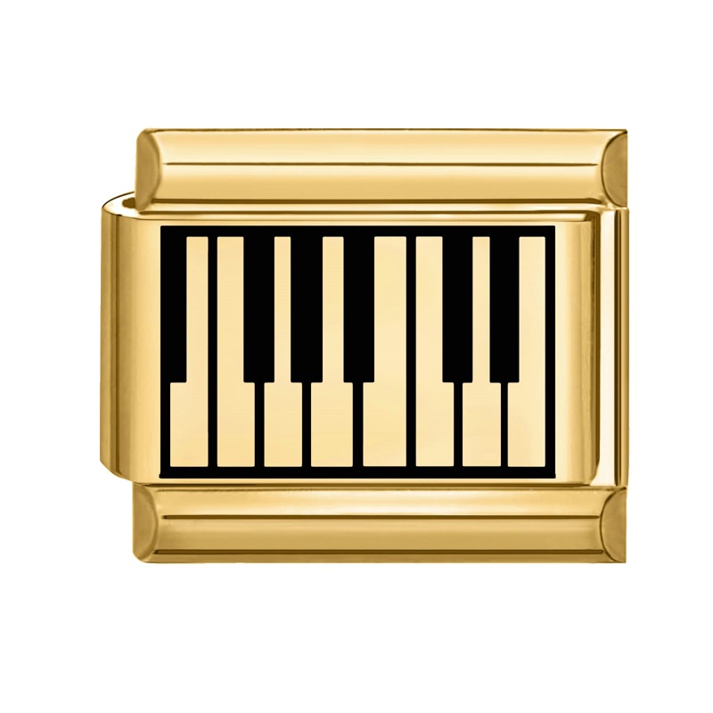 Gold Bottom Piano Keys