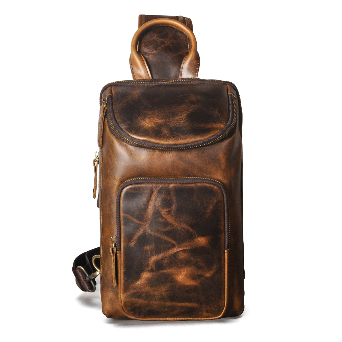 Deep Crazy Horse Light Leather