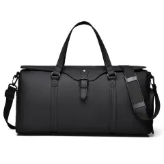 Large-capacity Single-shoulder Tote Travel Bag - Black - View 1