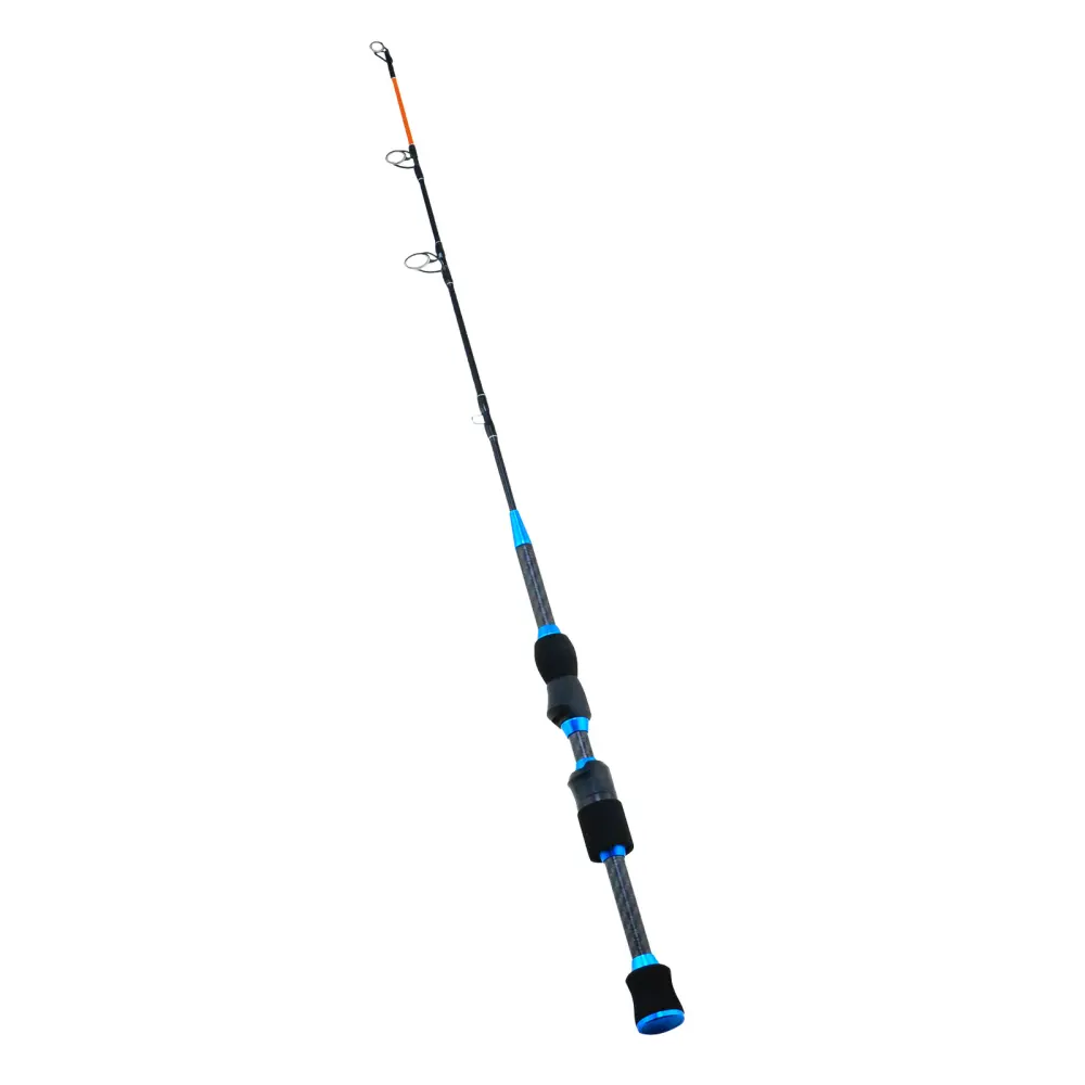 Two-section Plug-in Winter Carbon Fishing Rod Small Lure Portable