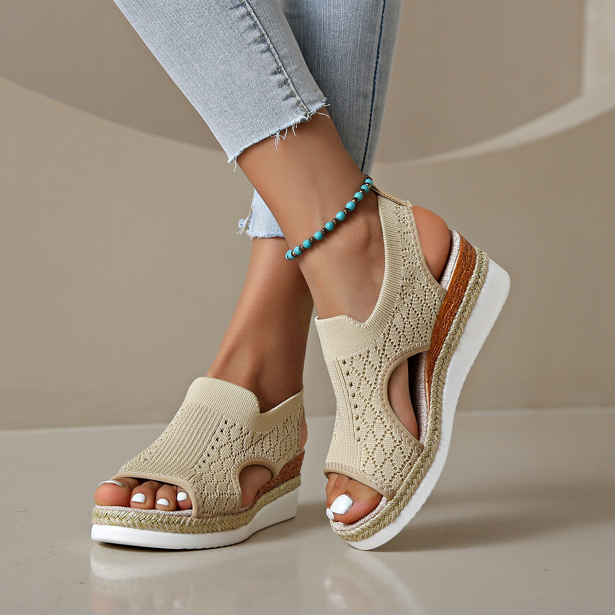 Fabric Slip-On Sandals, picture 8 of 8