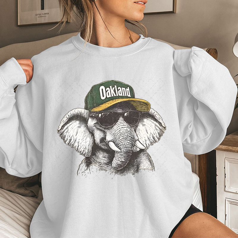 Animal Personality Sweater Fleece-lined Casual