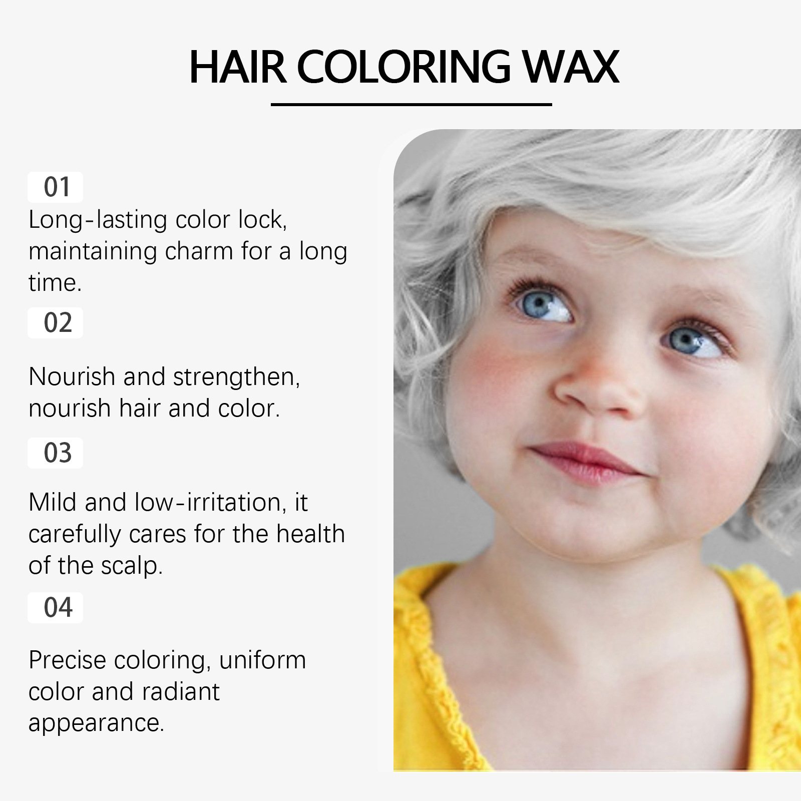 Title 4, Easy To Color Clean Natural Lasting Children Be...