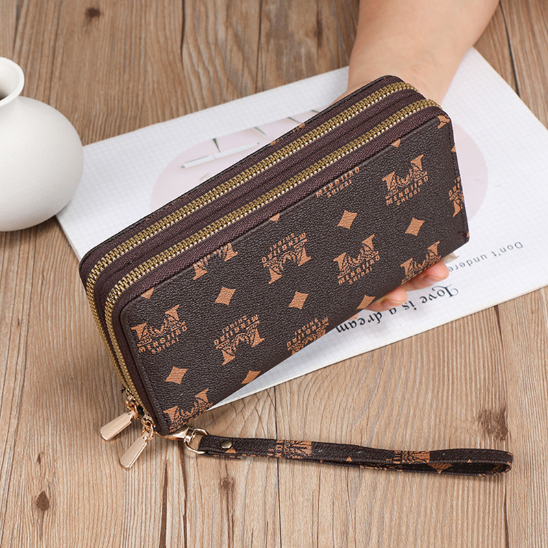Long Wallet Clutch Mobile Phone Bag Coin Purse Zipper Bag Wallet - Bags & Accessories