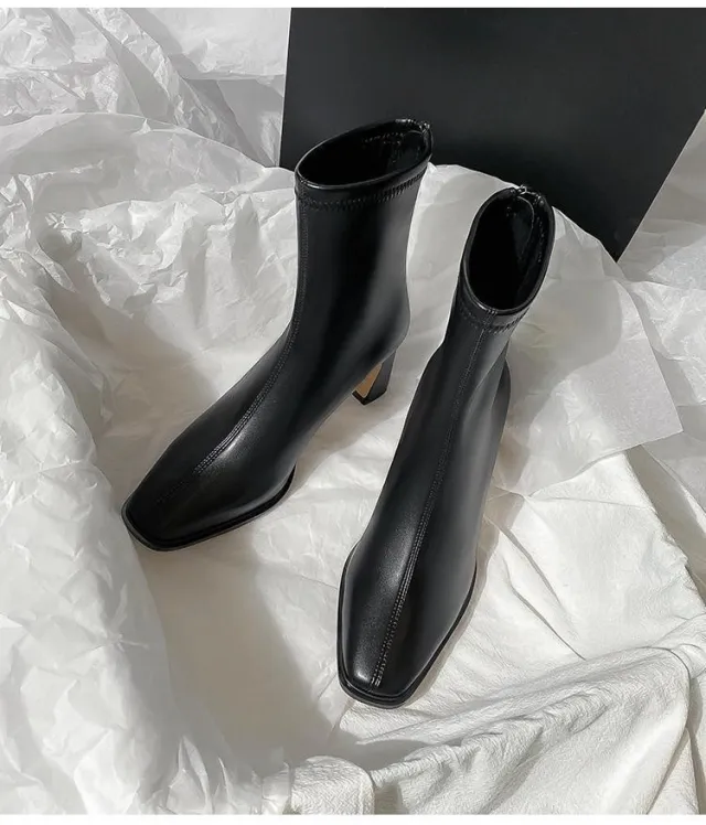 New Brown Brushed Short Boots For Women Black - Shop at LoveMi