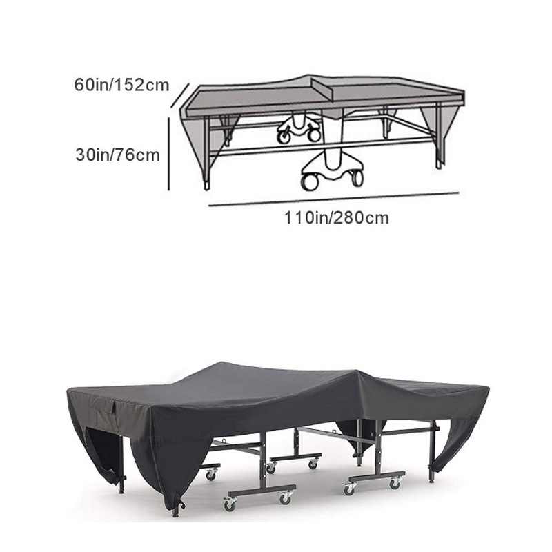 Table Tennis Table Top Indoor And Outdoor Waterproof Dustproof Case - Image 2