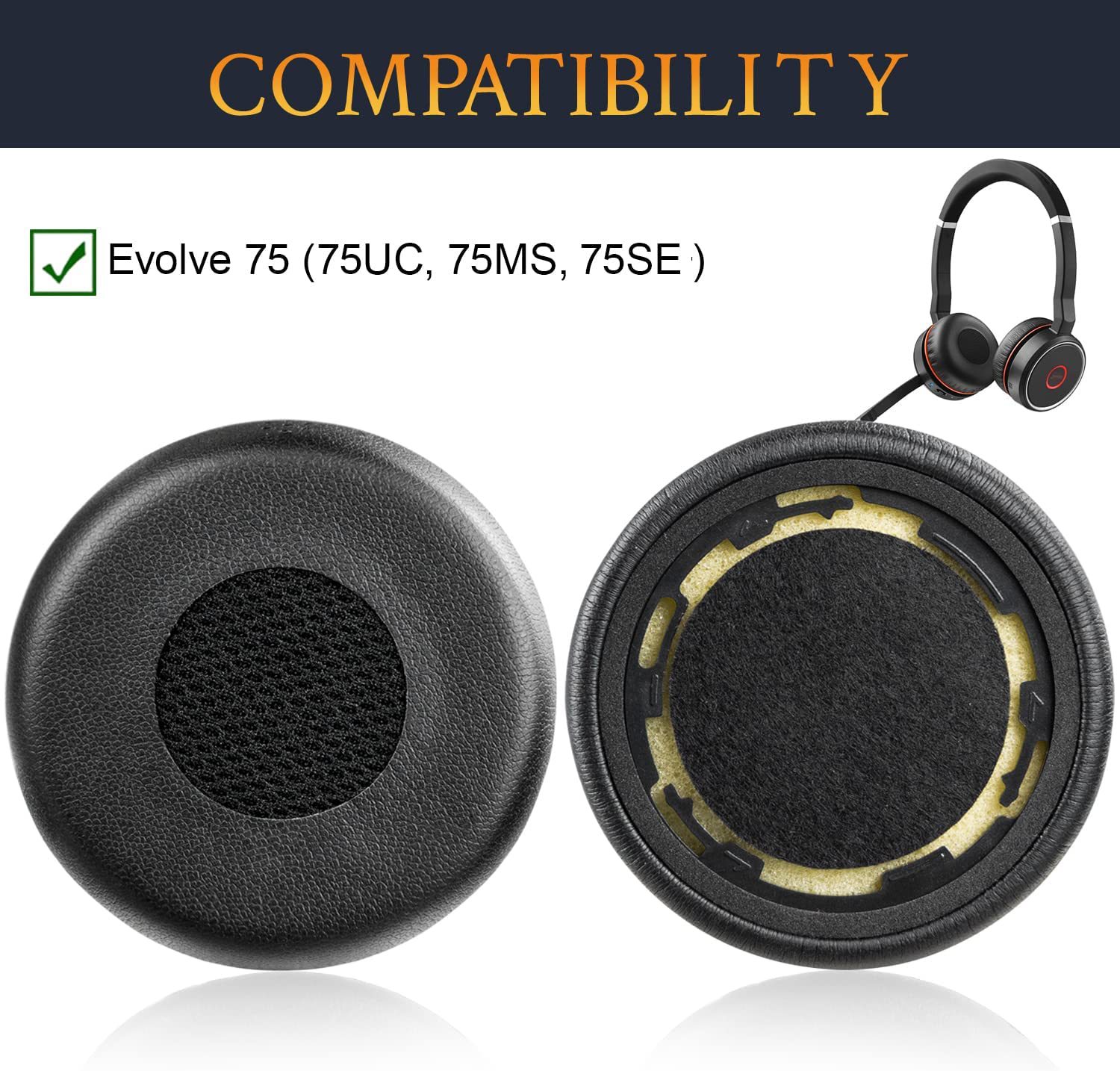 Applicable To Gebo Lang Sponge Earphone Sleeves