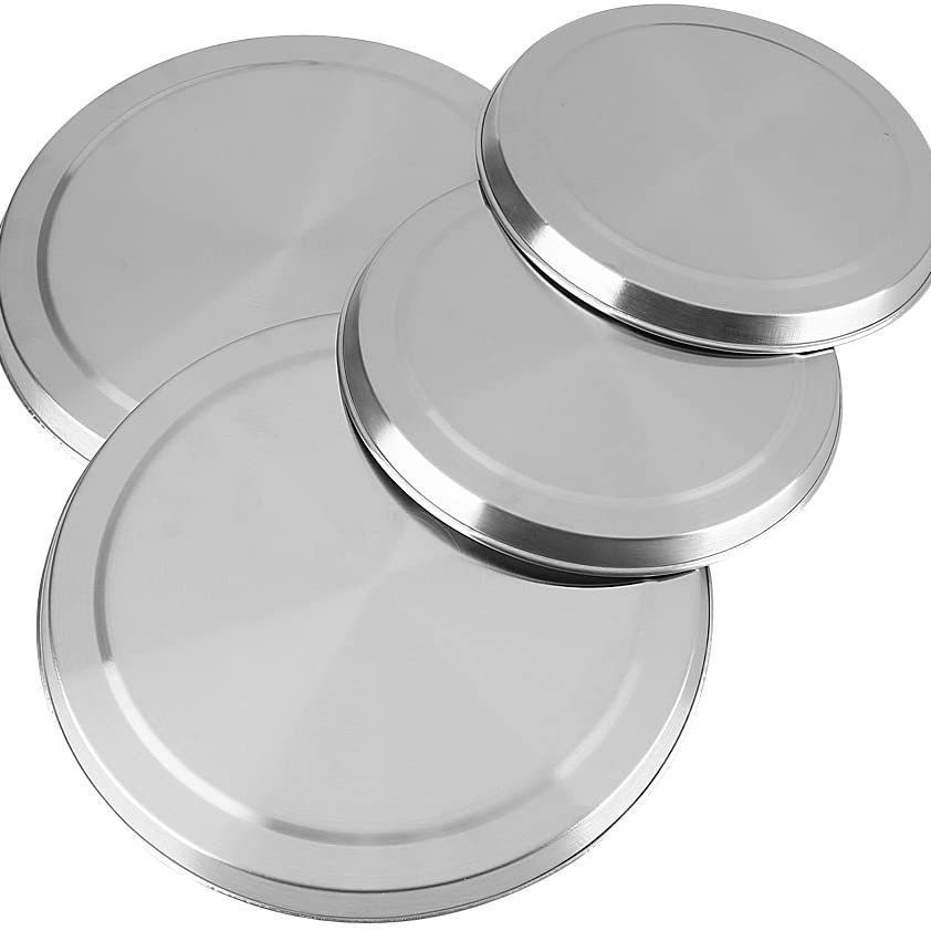 Stainless Steel Stove Cover Four-piece Electric Stove Burner Cover Kitchen Stove Cookware Protective Cover