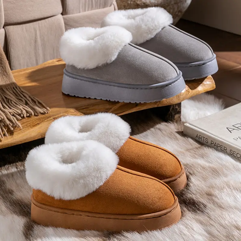 Womens Fashionable Platform Snow Boots
