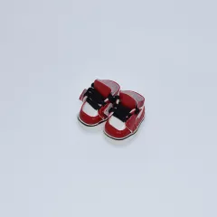 Without Doll 17CM Keychain Replacement Clothes Dress Shoe Accessories - 3.8Cm Red N - View 1