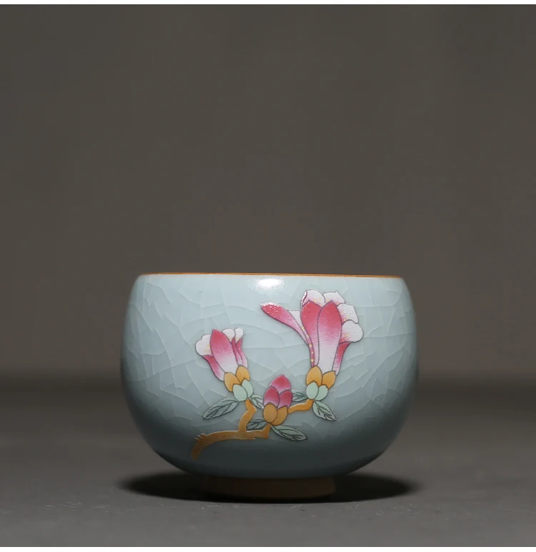 Title 12, Ruyao Tianqing ceramic teacup Elevate your tea ...