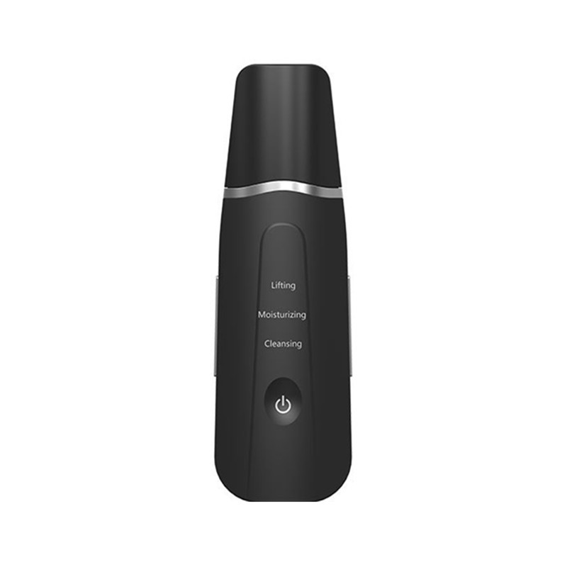 Mute Ultrasonic Skin Cleaner Household Rechargeable Black - Shop at LoveMi