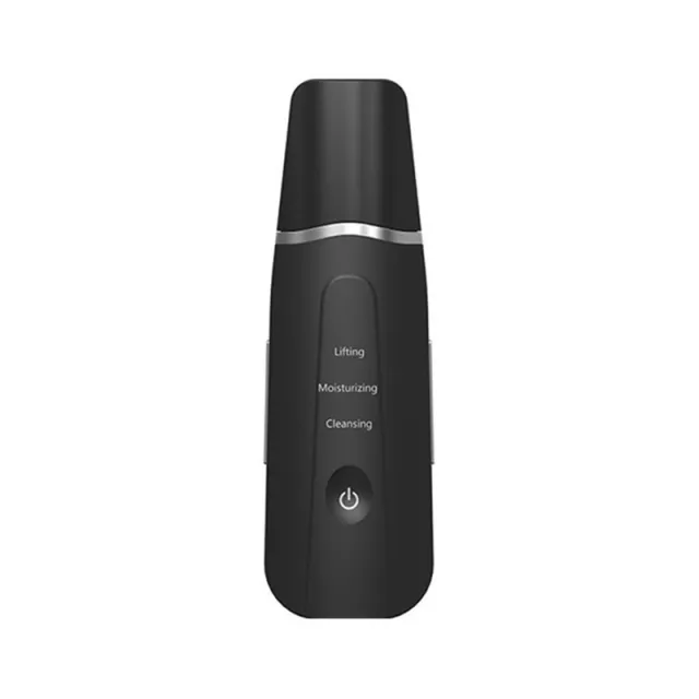 Mute Ultrasonic Skin Cleaner Household Rechargeable Black - Shop at LoveMi