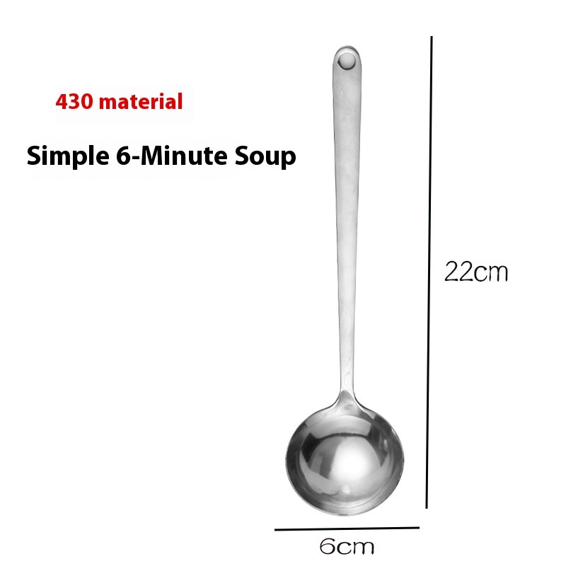 430 Simple 6 Points Soup Ladle