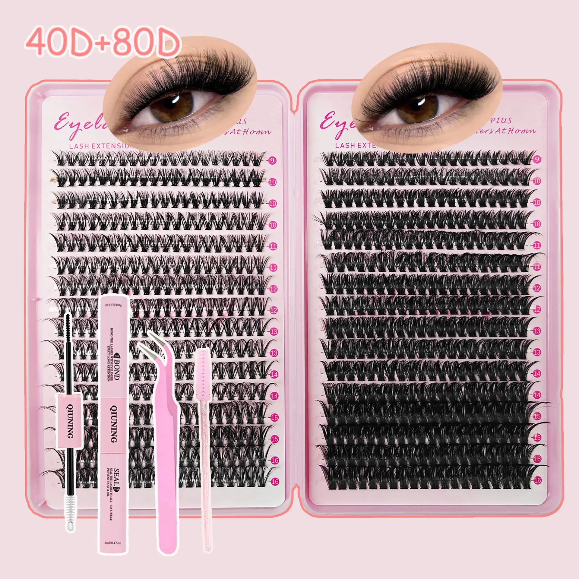 False Eyelash Set Large-capacity Lash Book Mixed