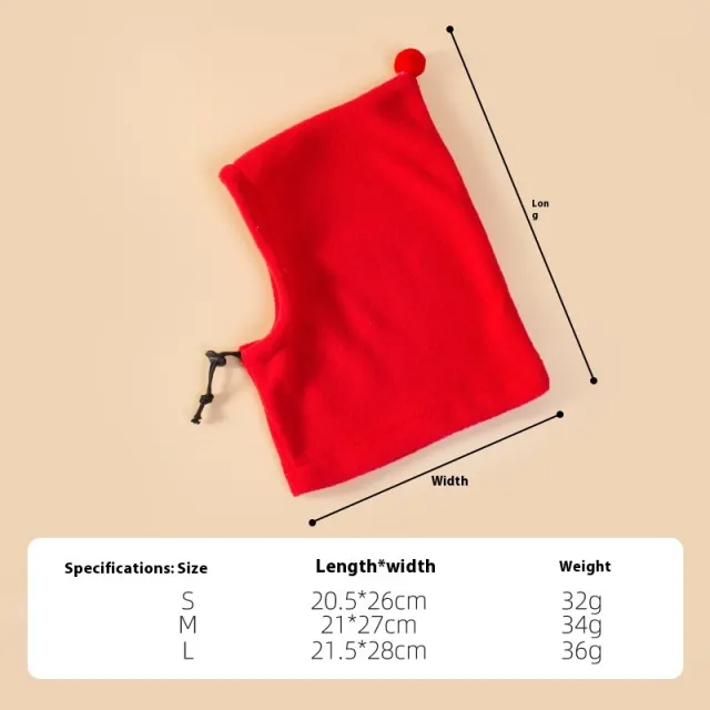 Pet Polar Fleece Transform Funny Hat Red - Shop at LoveMi