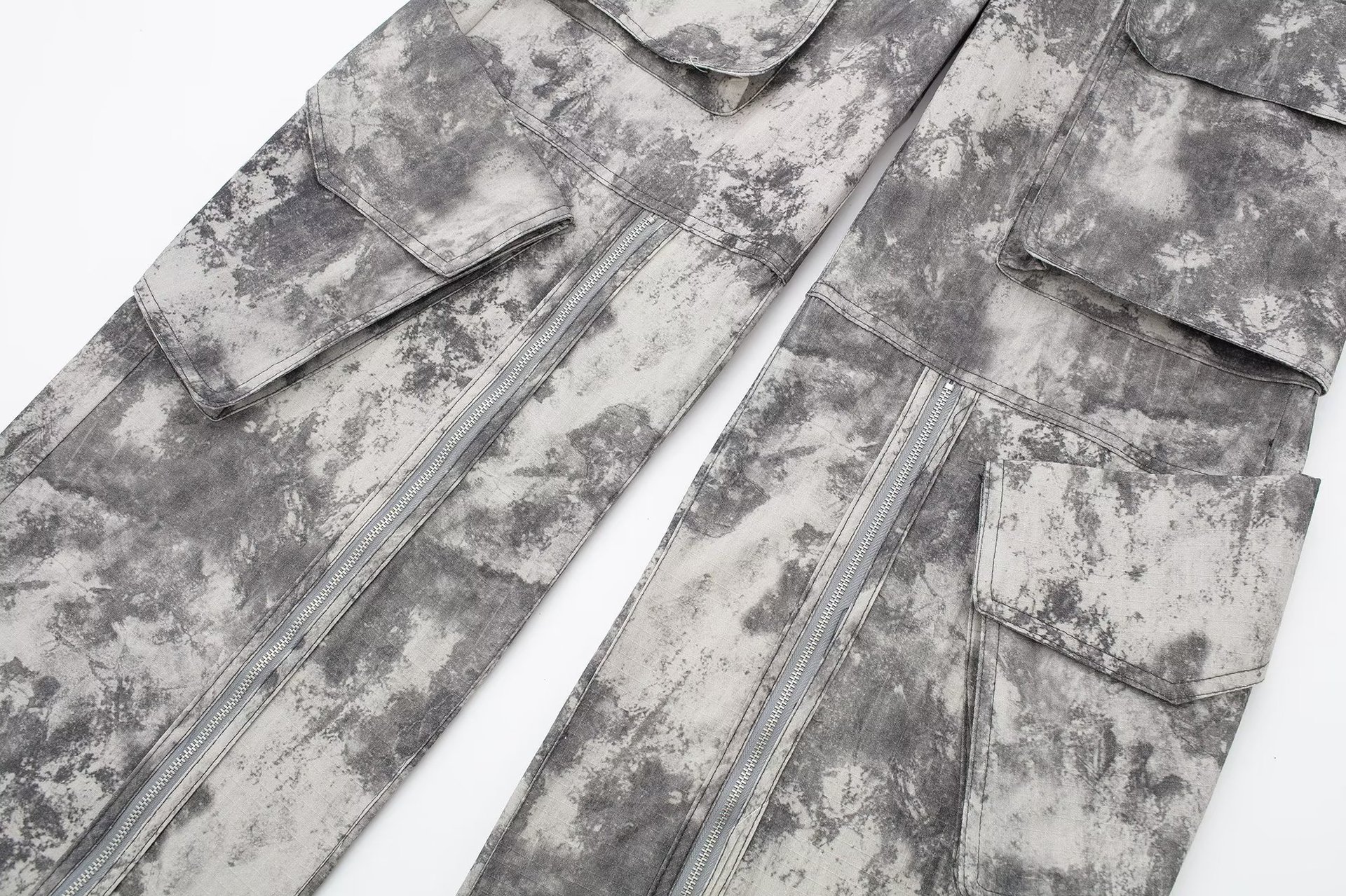 Autumn Women's Printed Mid Waist Trousers