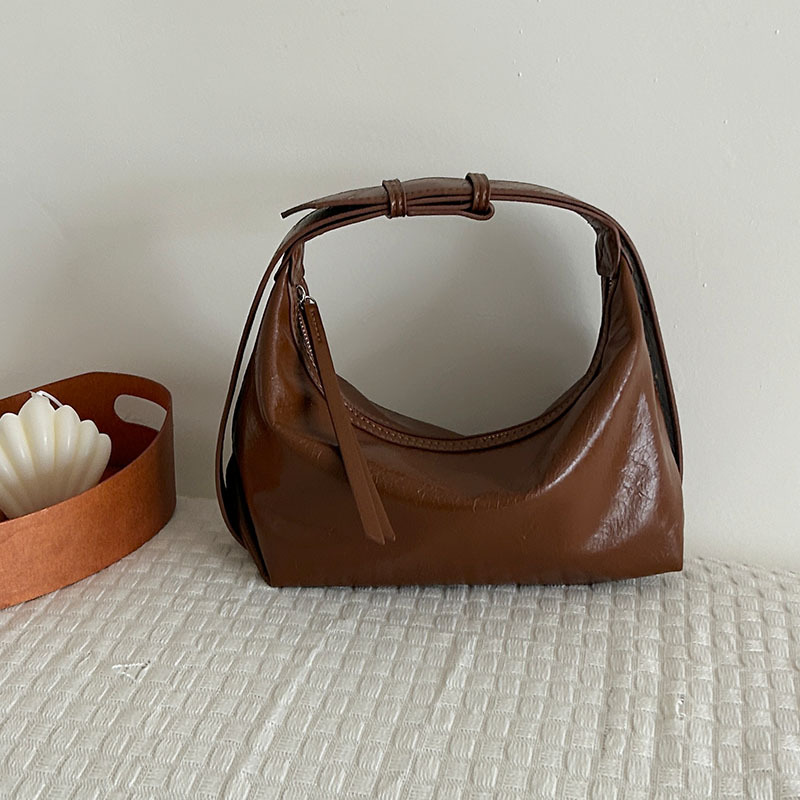 Niche-design Light-luxury Mini Tote With A Sophisticated Vibeperfect As A Shoulder Or Crossbody Dumpling Bag