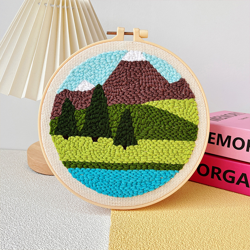 Punch Needle Landscape Embroidery Kit - Image 6