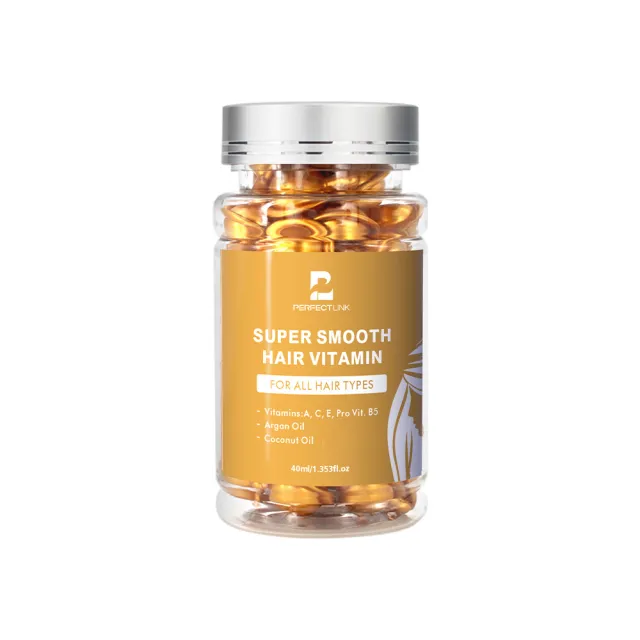 Vitamin Nuts Oil Care Improve Frizzy Hair Moisturizing Soft And Tough Hair Care Gold Style - Shop at LoveMi
