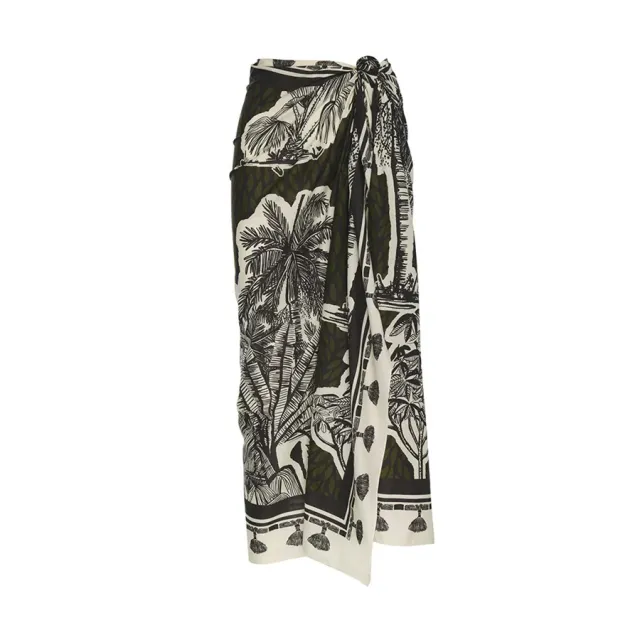 Deep Halter Banded Bikini Suit Women Wrap Skirt Free Size - Shop at LoveMi