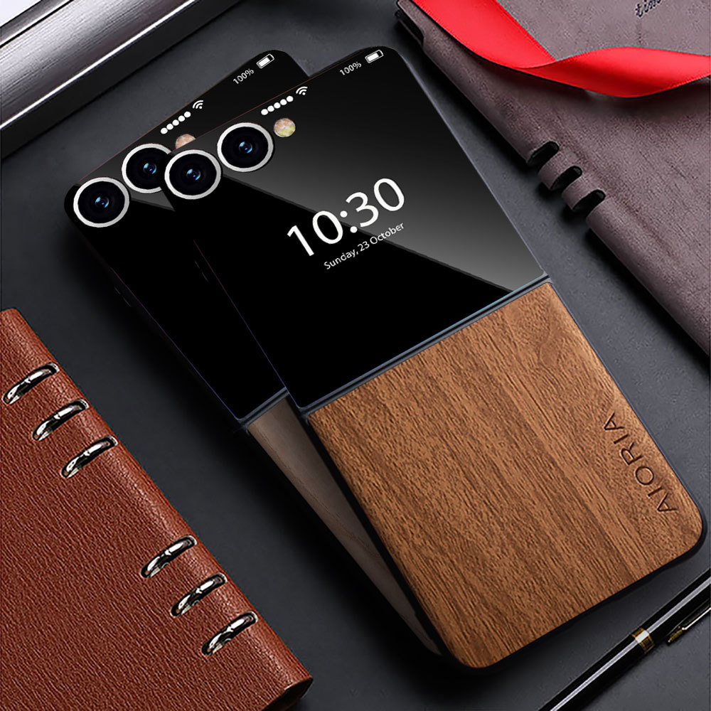 Minimalist Interwoven Wood-grain Phone Case