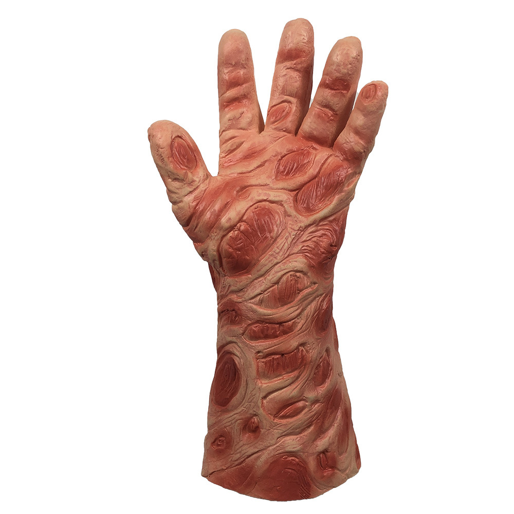 Horror Grimace Mask Gloves Halloween Party Performance Props