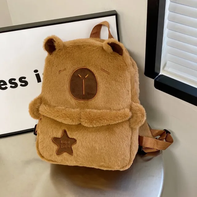 New Backpack Girl Heart Large Capacity Class Brown - Shop at LoveMi