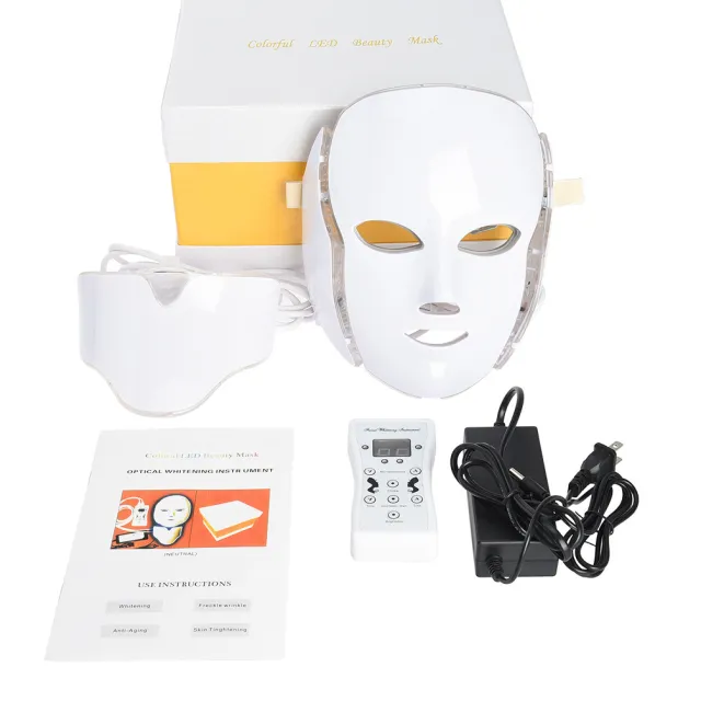 Seven color Light Skin Rejuvenation Beauty Apparatus Mask European Standard - Shop at LoveMi